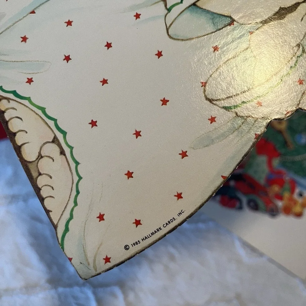 VTG‎ 80s Made In USA Die Cut & Honeycomb Christmas Decor Lot Tree Angels Bells